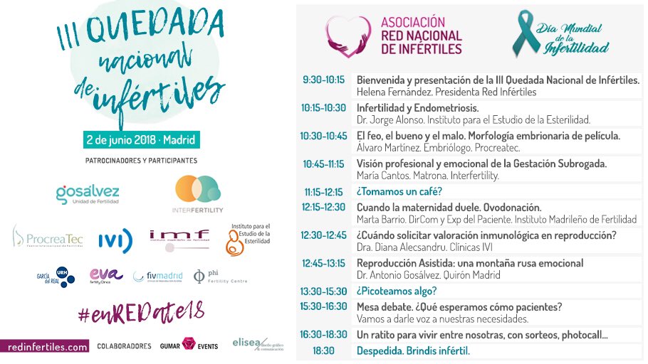 redinfertiles's tweet photo. ¿Nos ayudas a llegar a las más de 800.000 parejas con #infertilidad que están en su casa pensando que están solos? Comparte este tuit y demos VOZ a la infertilidad  #enREDate18 #infertilpandy #reproduccionasistida

https://t.co/aHS1piDgSC https://t.co/mEUsNMQpbP