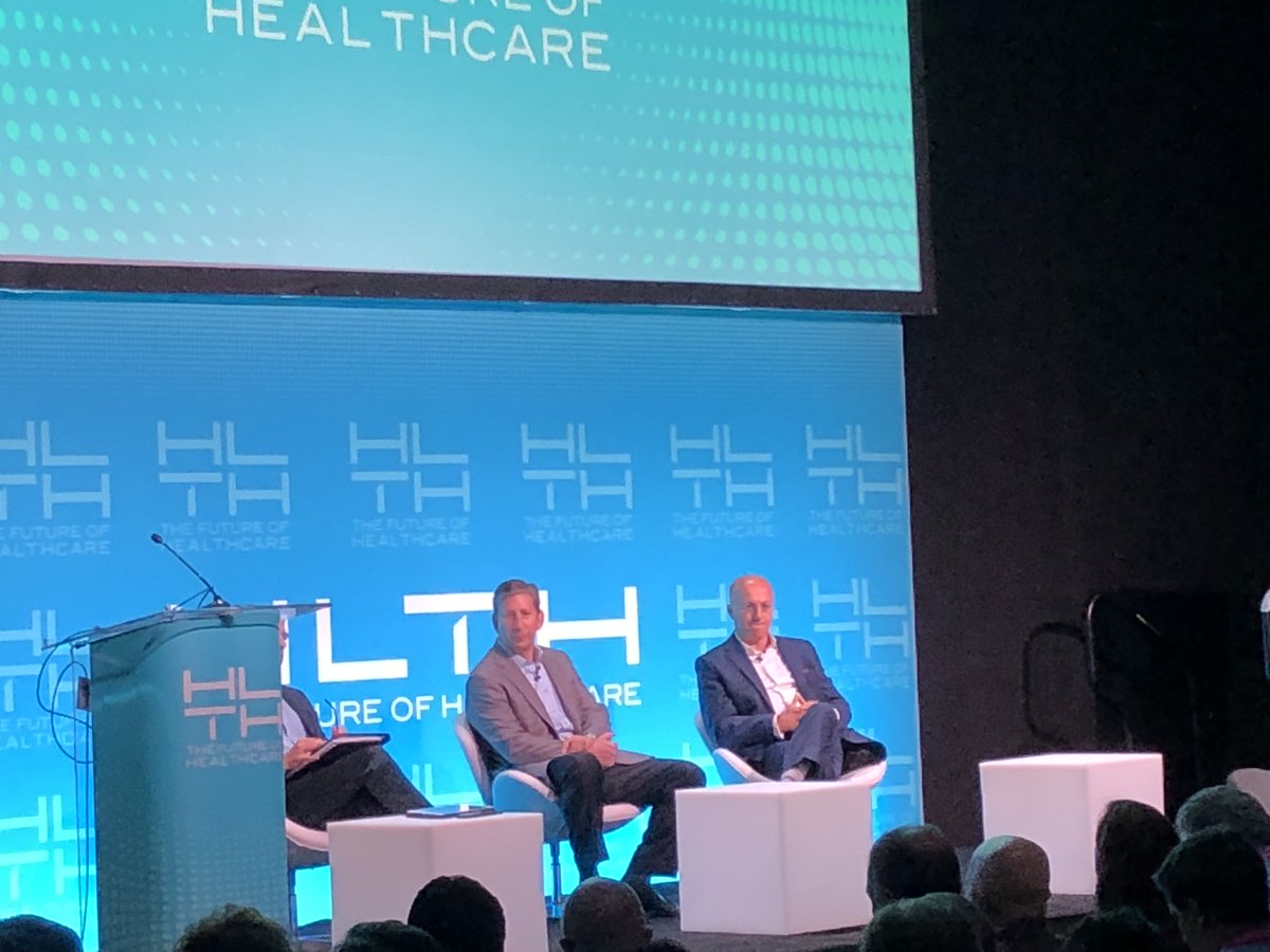Fantastic discussion in front of a packed house at <a href="/HLTHEVENT/">HLTH</a> on converging health &amp; non-health data to optimize value, bending the cost of care, and defragmenting the consumer experience. #DigitalHealth #HealthIT #HLTH18 <a href="/Welltok/">Welltok, a Virgin Pulse company</a>