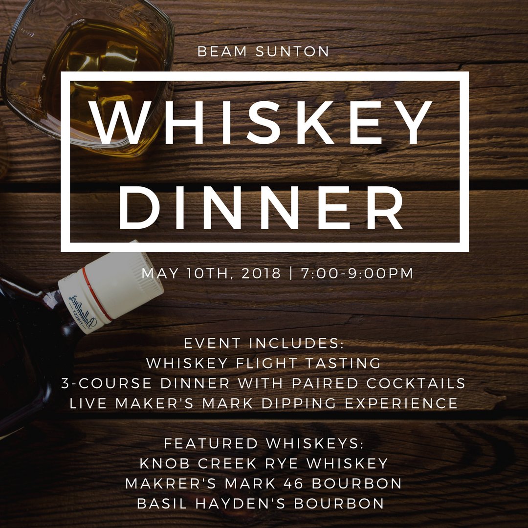 WHISKEY ENTHUSIAST UNITE! This is an event your don't want to miss. Come join us at The Edison on May 10th from 7-9pm for a paired whiskey dinner! Visit the event page for the Full Menu &amp; Tickets. ow.ly/YbbW30jN38n #BEBRIGHT #Tallahassee #Whiskey