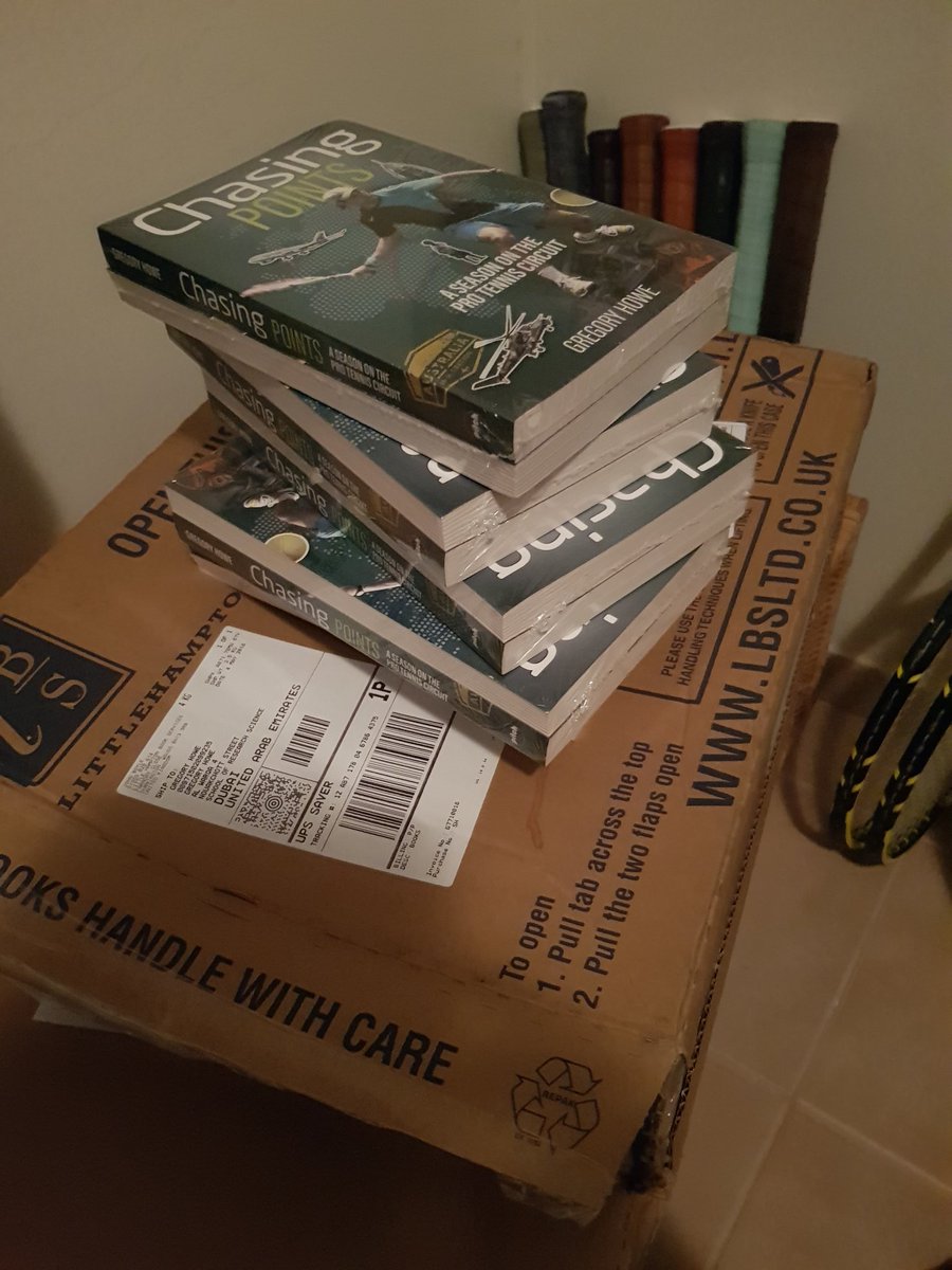 greghowetennis's tweet photo. Great to see an idea through...thanks to Pitch Publishing. #chasingpoints #pitchpublishing #gregoryhowe https://t.co/DDUDS6sijK