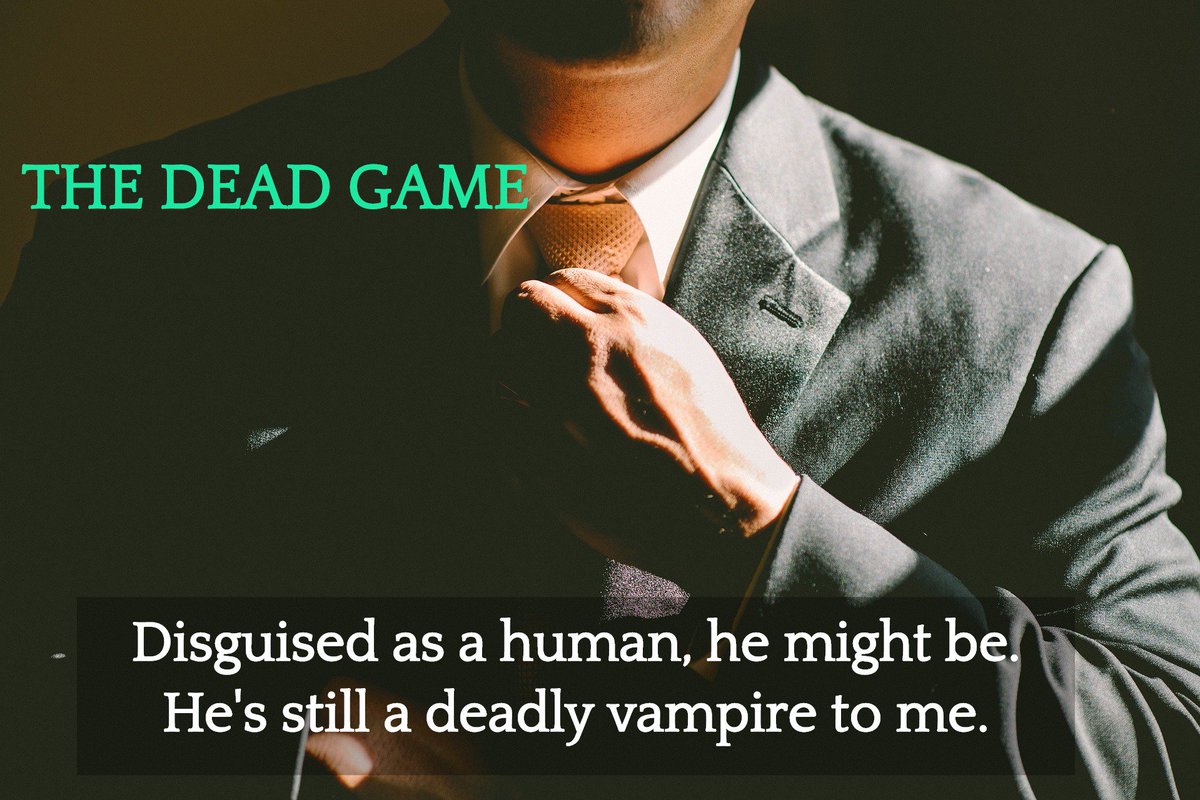 Evil wants to stay,
but I won't let him play.
THE DEAD GAME <a href="/SusanneLeist/">Susanne Leist</a>
myBook.to/TheDeadGame                     
bit.ly/1lFdqNj      
#ASMSG #bookqw #IAN1