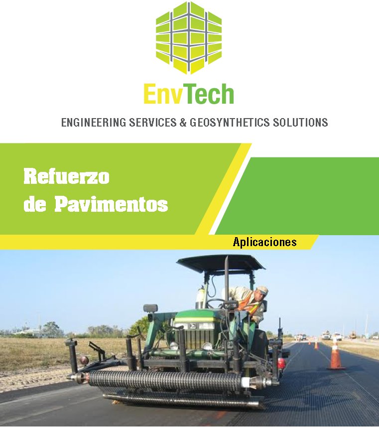 En ENVTECH, S.A. contamos con un sistema de REFUERZO DE PAVIMENTOS que brinda un soporte adicional para resistir la propagación de la reflexión de grietas en aplicaciones en carreteras.  SOMOS INGENIERÍA, SERVICIO Y SOLUCIÓN.
CONTÁCTENOS:
Teléfonos: +507 203.4524 / 203.45.19