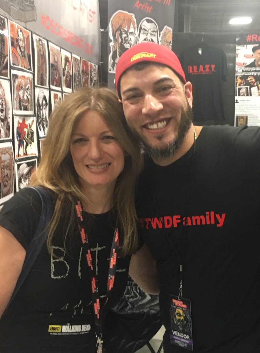 TWDBiteMe's tweet photo. @O_RodriguezIII #wscnj2017 so much fun! ❤️your art, bought 3 pieces that day!!! https://t.co/aWvtWz7SSI