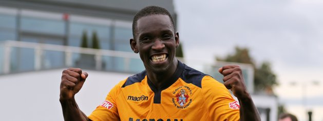 BizSlough's tweet photo. One #mannywilliams there's only one #mannywilliams @KingsLynnTown 1-2 @sloughtownfc #ESPplayoff https://t.co/UXup7e3sfg