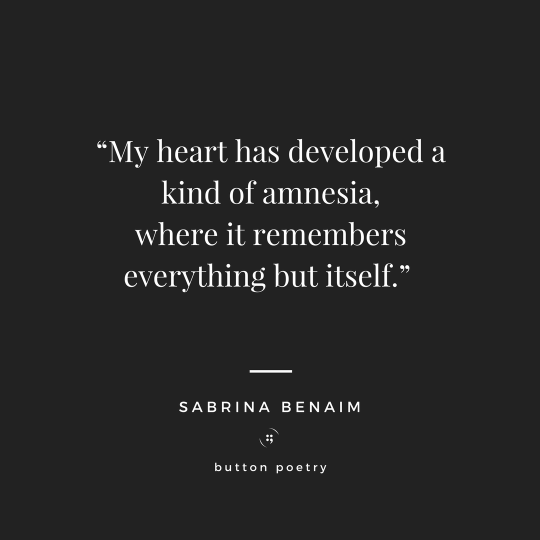 buttonpoetry's tweet photo. Sabrina Benaim, “what I told the doctor” 

Don't miss @badass_sab's debut book, DEPRESSION &amp; OTHER MAGIC TRICKS: https://t.co/yLrRqD8mDy https://t.co/mh41igG3Hw