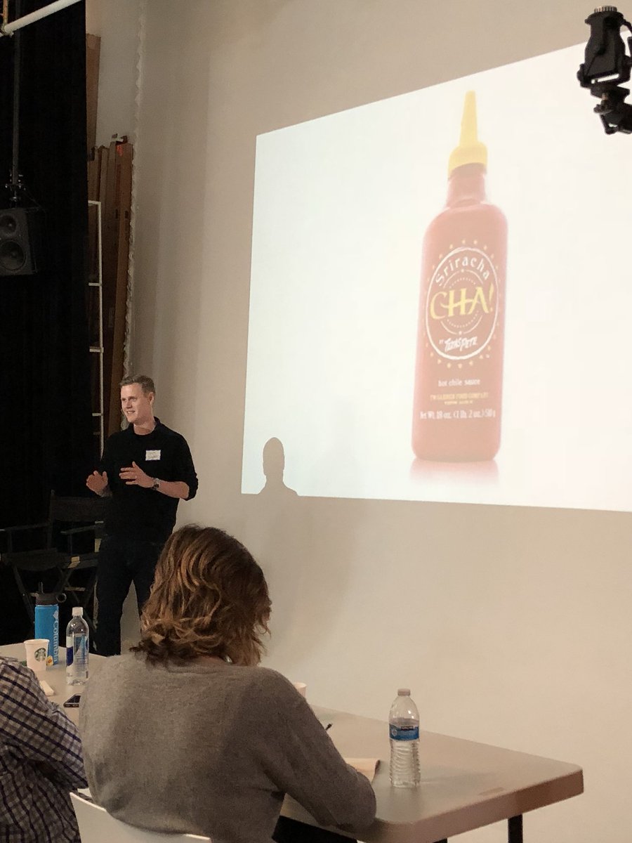 nhoh's tweet photo. Learning about applying human conversational models from Nick Sigler along with the fact that there’s something called Siracha Cha! #asuriondesign https://t.co/gNMGZHxQwm