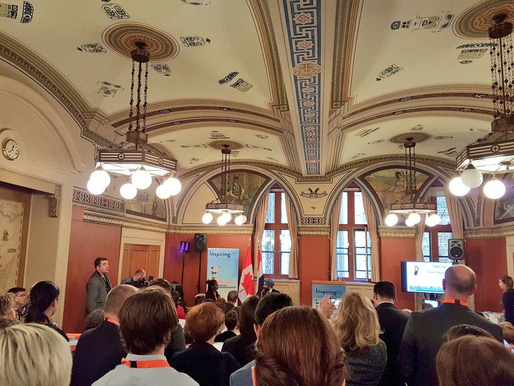KaraEusebio's tweet photo. Packed house for the #Inspiring50 Canadian awards recipients! Thanks to @NLinCanada &amp; @SenMarilou for honouring these excellent women in tech &amp; innovation and thanks to @NavdeepSBains for investing in the next generation of women in tech! 🇨🇦🌏🚀 https://t.co/e4OdmH5nB6