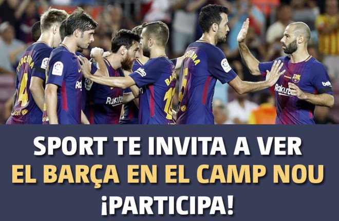 sport's tweet photo. #SorteoSPORT | Sorteamos 1 entrada doble para el FC Barcelona - Villarreal https://t.co/UkaqHOQB8e https://t.co/J7hDm8Anh8