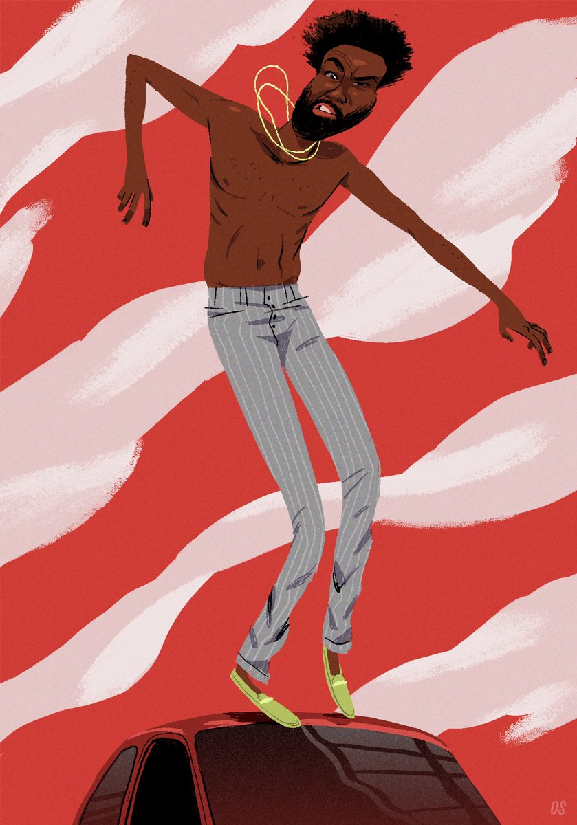 dfsaracino's tweet photo. this is america @donaldglover #illustration https://t.co/zixtUz9wlt