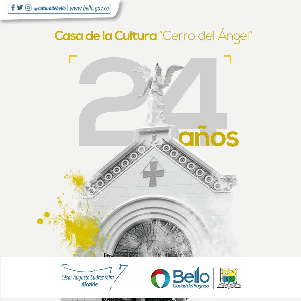 CulturadeBello's tweet photo. 24 años como escenario para el desarrollo cultural de la ciudad. En Bello somos testigos de todo lo positivo que se genera en este recinto cultural en favor de la sociedad.
#SomosCultura en #BelloCiudaddeProgreso https://t.co/Y4ZGMlBEVr
