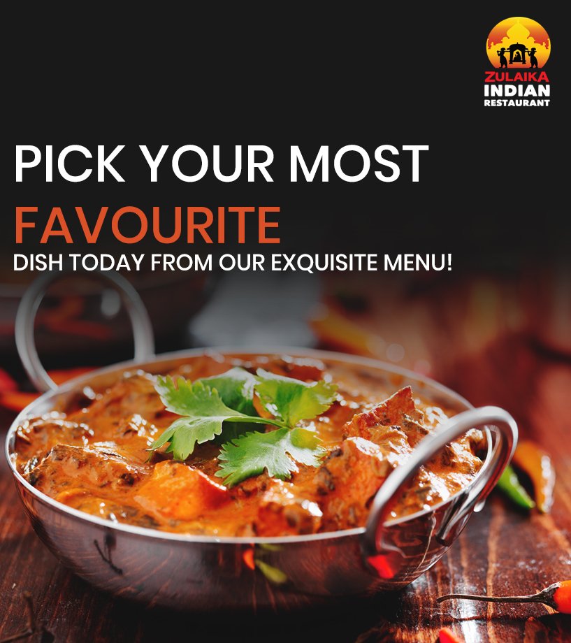 zulaikarestaur1's tweet photo. You are going to pick up your most favourite dish today from our exquisite menu and we know that.
That's why we prepare our dishes... https://t.co/Hn6Drtcuob