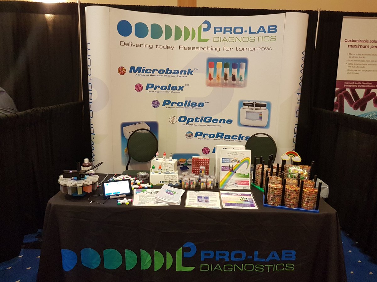 prolabdiagCA's tweet photo. Pro-lab would like to thank everyone who dropped by at CACMID this year! All of our promos and information about our newest product Splat can be found on our website! https://t.co/3aQDuscCyy