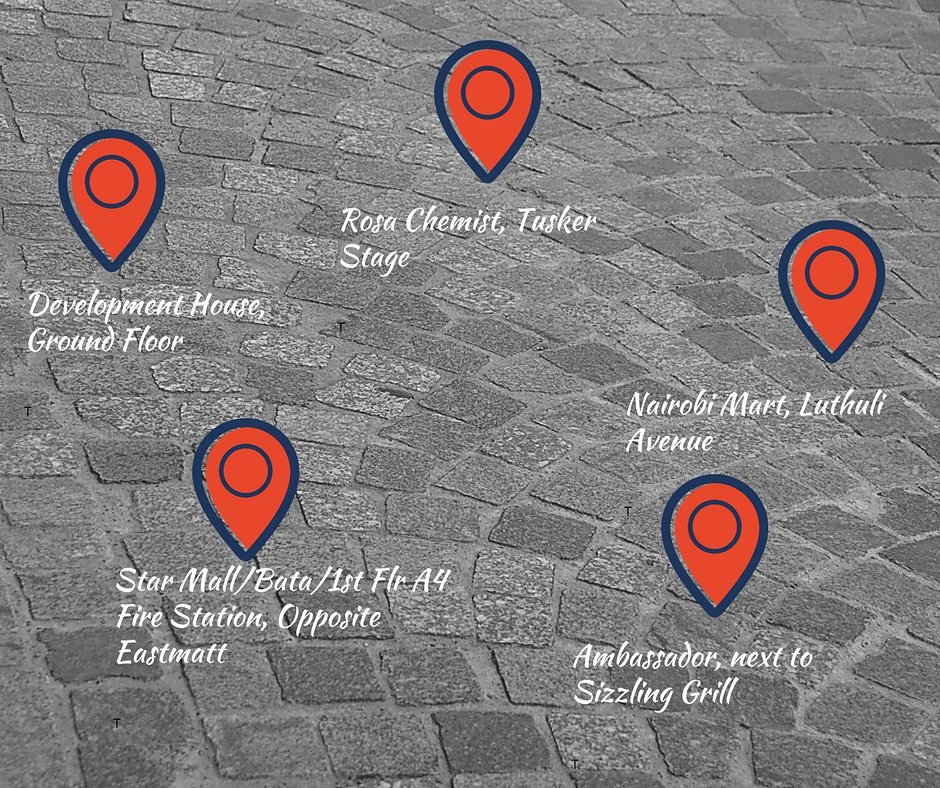 1HourDropbox's tweet photo. In town? Have luggage/ deliveries or drop offs? Pop into any of our Agents in any of these locations and have all your Luggage mambos sorted. .
Call or Whatsapp us on 0742 10 1960 for more information. 
#1HourDropbox  #Dropboxit #hasslefree #WachiaMzigo #SafeandEasy #Affordable https://t.co/QUyv62pirP