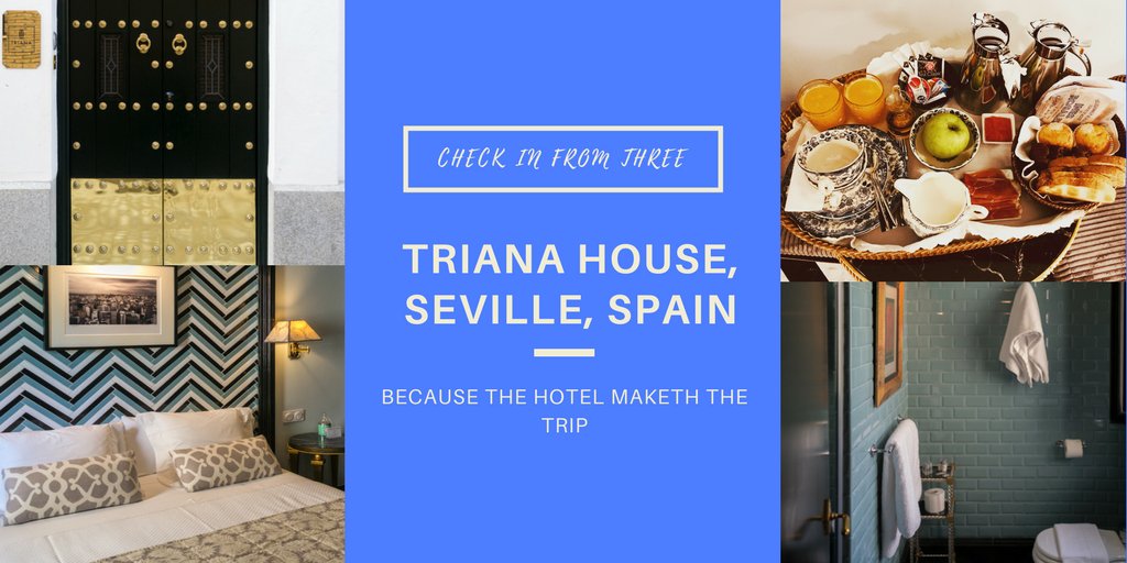 CheckInFrom3's tweet photo. New review! My stay at the small and stylish Triana House in Seville #Spain #Andalusia #boutique ☀️☺️
https://t.co/LG11H9vlls https://t.co/RxRWAu8zBy