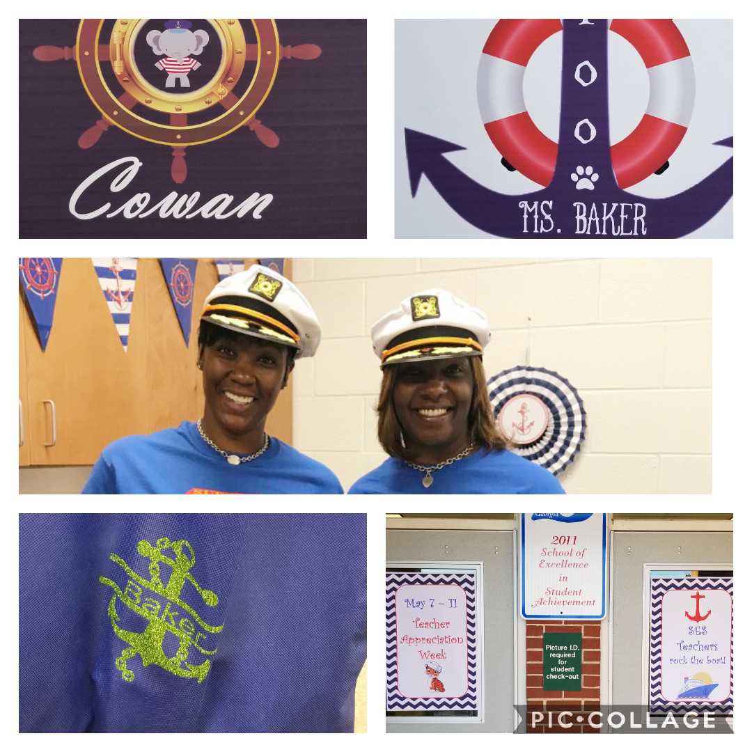 CynthiaSJewell's tweet photo. Let the SS Appreciation begin! Our ship is ready to sail with the best staff in Henry County! #SES #BetterTogether #SSAppreciation #TeacherAppreciationWeek #OhThePlacesWeWillGo https://t.co/HP9b4iz04a