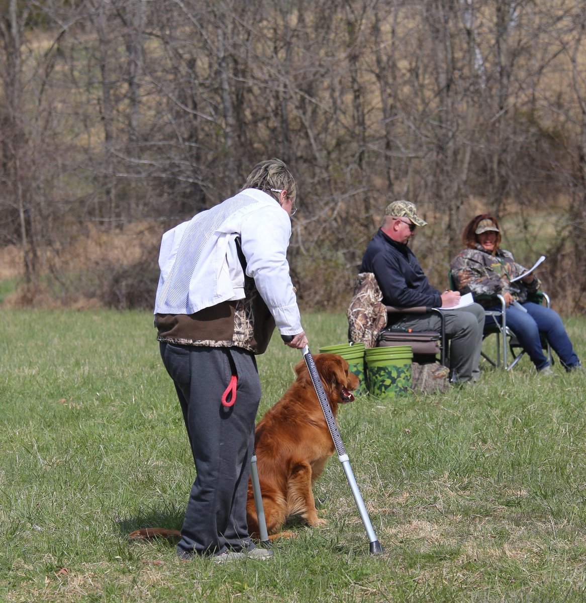 DogjocksPhotos's tweet photo. #ImProudOfMyselfBecause 
I run my golden retriever in  field events though I'm disabled. https://t.co/yivv3jg8PB