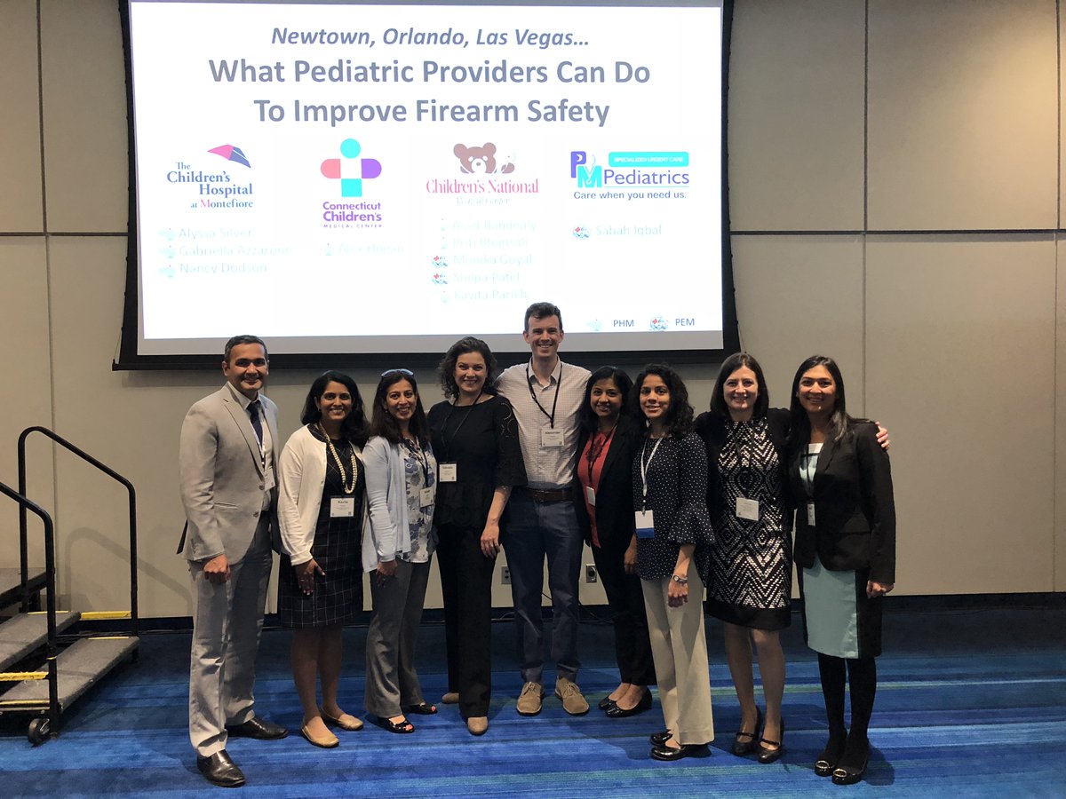 MontefioreNYC's tweet photo. This weekend at the @PASMeeting several of our doctors led a workshop about what pediatric providers can do to improve #firearm safety #CHAMatPAS2018 https://t.co/l1kwxoPqH5