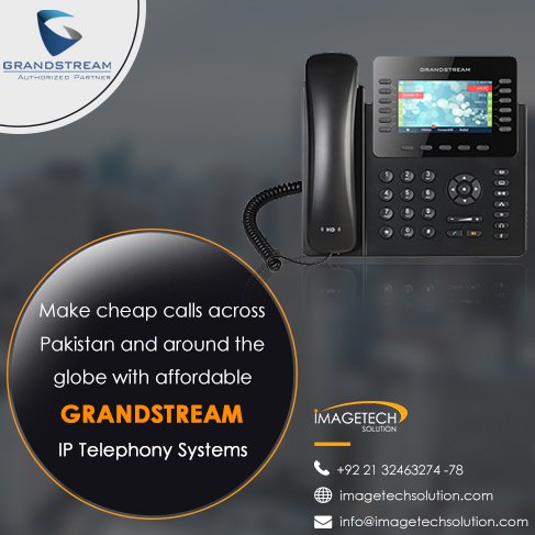 IMAGETECHS's tweet photo. Make cheap calls across #Pakistan and around the globe with affordable #Grandstream #IP #Telephony #Systems
https://t.co/wHF1mmbmnc https://t.co/sx0AYhQAik
