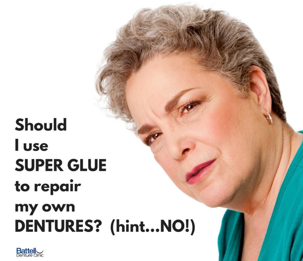 BattellDentures's tweet photo. #DentureDonts https://t.co/bOVcWcWrZ4