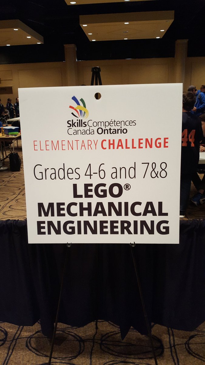 Let's Go Thomas Street!! Lego Mechanics team representing TSMS  at the Ontario Skills Challenge #tsmspride #SkillsON2018
