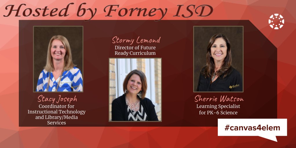 stacy_joseph's tweet photo. Forney ISD is excited to host this month's twitter chat for #canvas4elem. #forneyconnects Lot's of learning to share about stations, littles, and Canvas! https://t.co/RewzxQ2tJ6