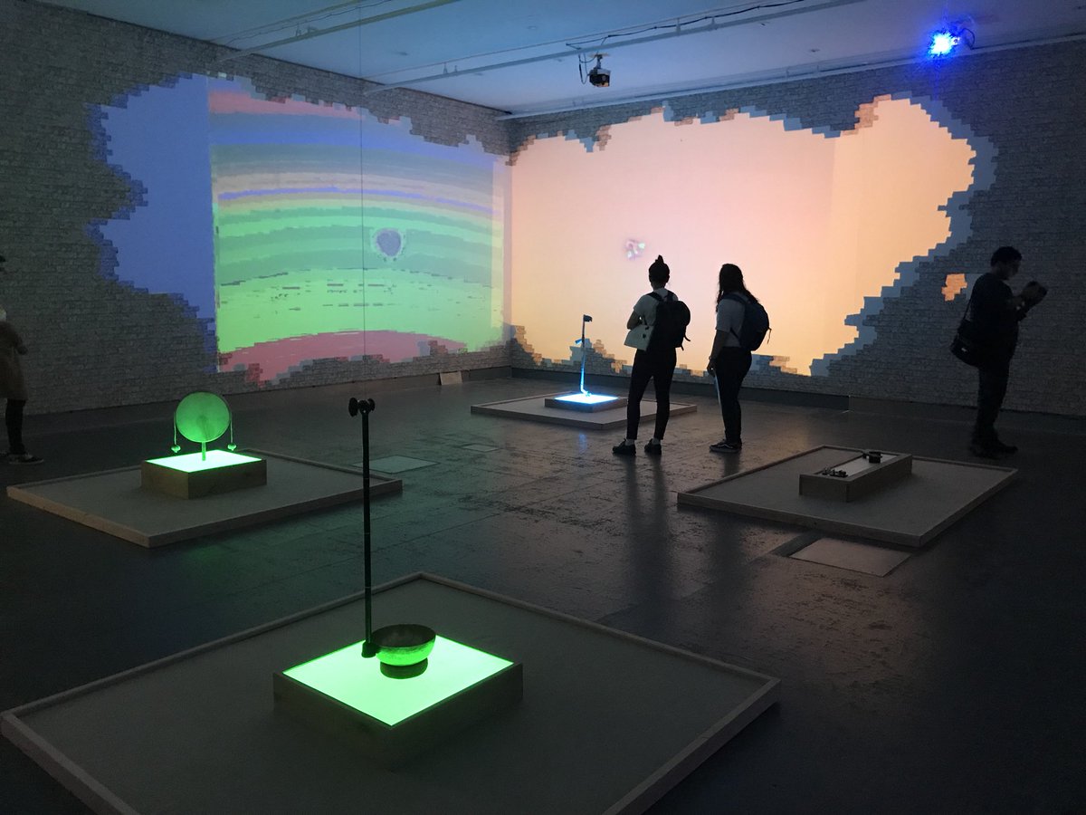 brendanjamison's tweet photo. 🏴󠁧󠁢󠁳󠁣󠁴󠁿 Scotland: Exploring the @GIfestival, the Glasgow International Biennial of Contemporary Art. Many highlights with new technologies, in particular Torsten Lauschman at @GSofA, such a fresh aesthetic, stimulating the senses with audio visual delights... ⭐️⭐️⭐️ https://t.co/4XUx84r9sF