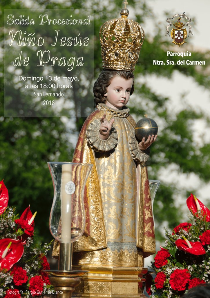 CARTEL NIÑO JESUS DE PRAGA 2018 AUTOR:SERGIO GUTIERREZ