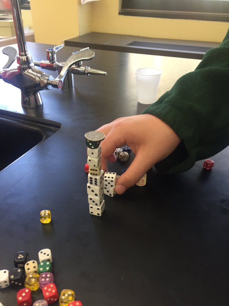 cranevted's tweet photo. Wake up your students on a Monday morning with the dice and nickel team challenge. Highest nickel wins! #vted @WRS_VT https://t.co/oncGOimr3W