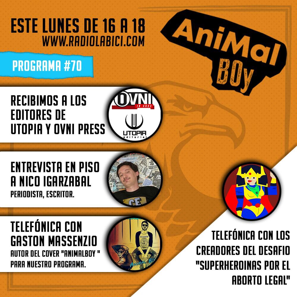 HITOSHIDIAZ's tweet photo. Vuelve la magia (?)!! @AnimalBoyRadio de 16 a 18 en https://t.co/WUmOlsvnBV ! #Booksnroll https://t.co/7C9vfCjBgA