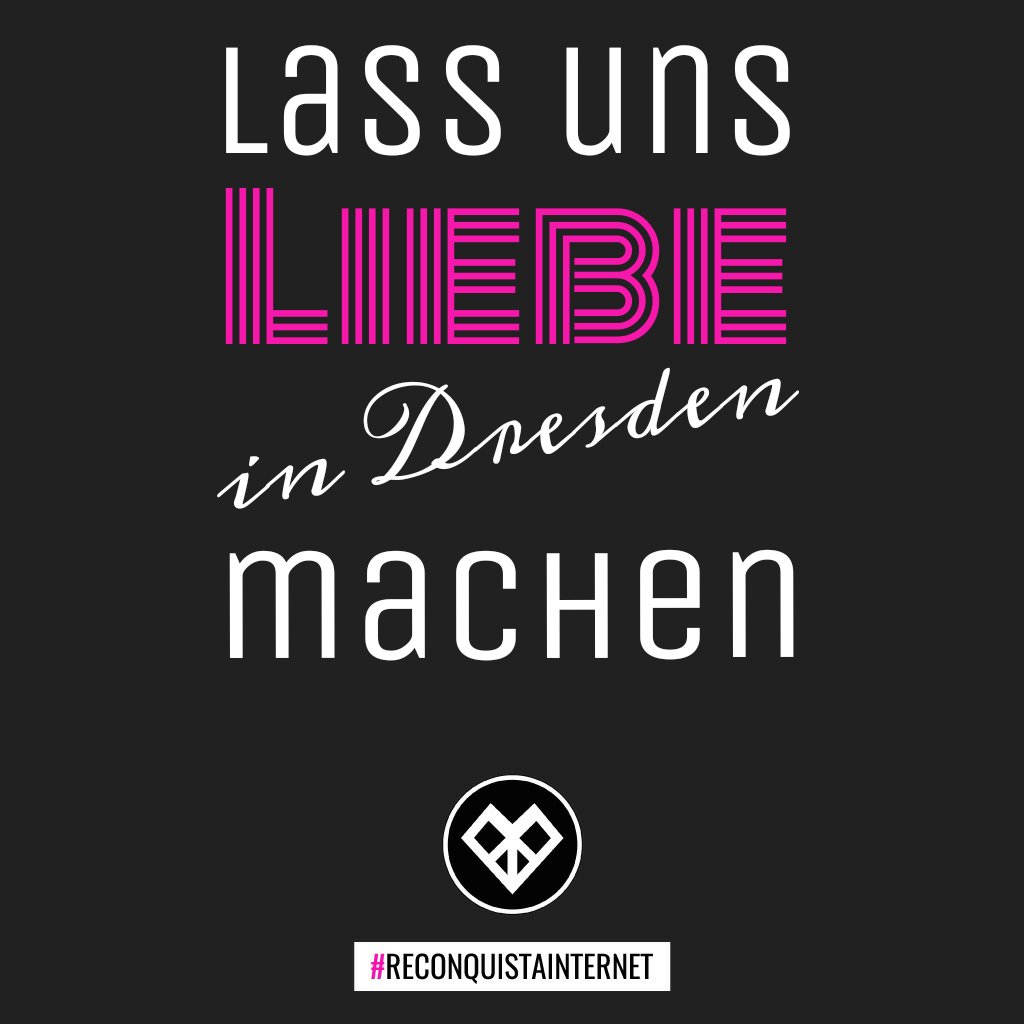 FlottesFaultier's tweet photo. Zeit für Toleranz.🌈
Zeit für Vernunft.💡
Zeit Dresden wieder in ein gutes Licht zu rücken.☀
Zeit für Amore.♥💚💛💜💟
#DresdenIstNichtAllein
#DresdenZeigtWiesGeht 
#AufDieStraße
#DurchhaltenDresden 
#SchließtEuchAn https://t.co/5TG5Ic7nPc
