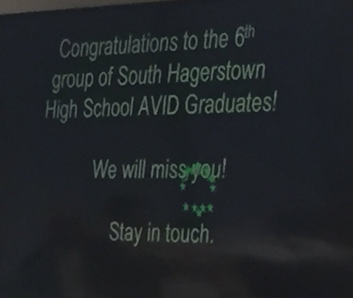BMooreCCR's tweet photo. Congrats to the South Hagerstown High AVID Seniors!  We are proud of your hard work and focus.  #greatthingstocome @avidwcpsmd @wcpsmd https://t.co/ETtt3rqDBl