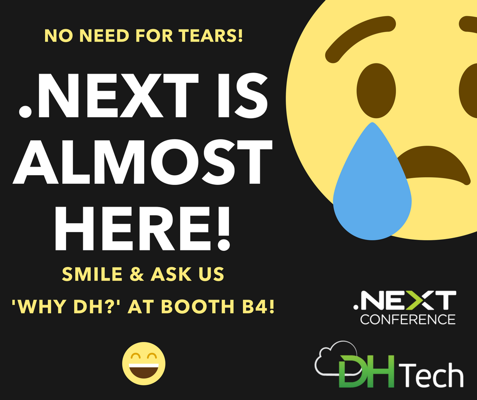DH_Tech's tweet photo. Wipe those tears away - the Nutanix #NEXTconf is only 1 day away! (And we'll give you a dozen reasons to smile when you ask us 'Why DH?' at booth B4!)
#Nutanix #NewOrleans #enterprisecloud #onmyterms #webscale #tech #cloud #HCI #AHV #whyDH #whyDHtech #dhtech #wearedhtech https://t.co/OPm5YvTfKj