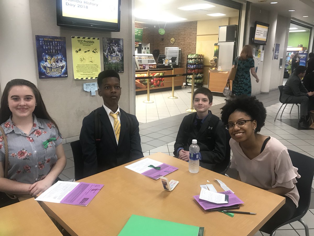 MCPS_Secondary's tweet photo. MCPS students are ready for a full day of interviews at Florida History Day! #FHD2018
@MarionCountyK12 @drheidi2007 @Grantham_Greats @LakeWeirMiddle @HorizonAcadFL @HMS_Bulls @OsceolaTweets @wkmcateer4 https://t.co/ywDOucL1Em
