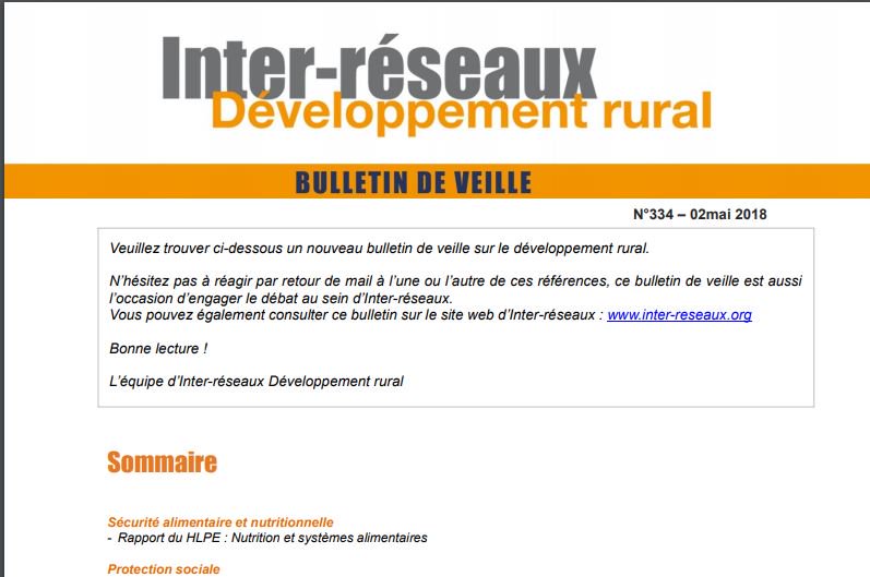 #Politiques_agricoles et #alimentaires : quelles ont été les principales évolutions en 2017, quels sont les enjeux ? Découvrir ici👇
inter-reseaux.org/publications/b…