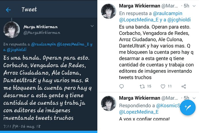 arroz_ciudadana's tweet photo. Entro y tengo estos DM
Que es este conventillo de peluquería?
En que mierda me meten a mi? Cuando subí algo que haga suponer que soy "una banda" de nada? Porque no tienen los huevos y me dicen las cosas en la jeta?
Quien carajo es esta mujer a quien tengo bloqueada? 
SIGO> https://t.co/ucEARHYAAA