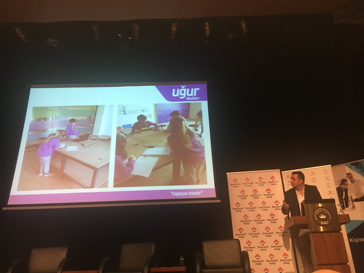 burcutanriverdi's tweet photo. “21.yy da Matematik Eğitimi Konferansı” nda @UgurBursaKampus Matematik Öğretmeni ve STEM zümre başkanı Okan Çınar öğretmenimiz sınıfında gerçekleştirdiği STEM Matematik Uygulamalarını paylaşıyor ✨ https://t.co/klCx2SXJQQ
