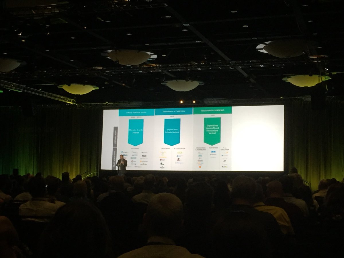 #StandingRoomOnly @ #Xperience18 to hear from #CEO of <a href="/Comm_Brands/">Community Brands</a> <a href="/JPGuilbault/">JP Guilbault</a> at the opening general session! Excited to hear from a visionary responsible for pulling together the largest positive consolidation in our market. #letsdothis #onward #assnchat #ams #salesforce #nfp