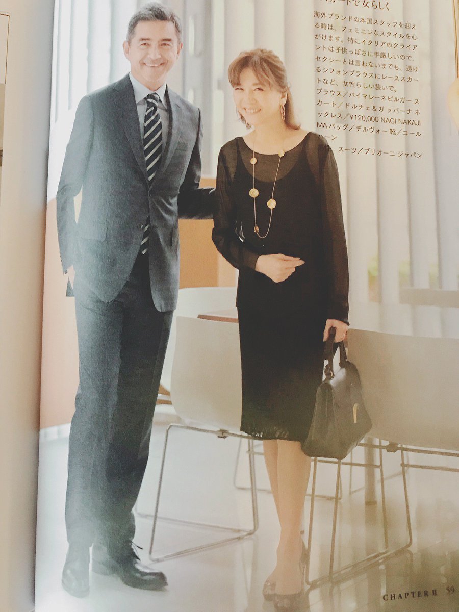 President Style 出版記念パーティーの特別ゲストが超人気男性モデルの 田中カール さん つきあいは40年弱になるそうで この本にもおふたりでドレスアップして登場 なんと田中さんが代表を務めるモデルエージェンシーは President Styleのキー