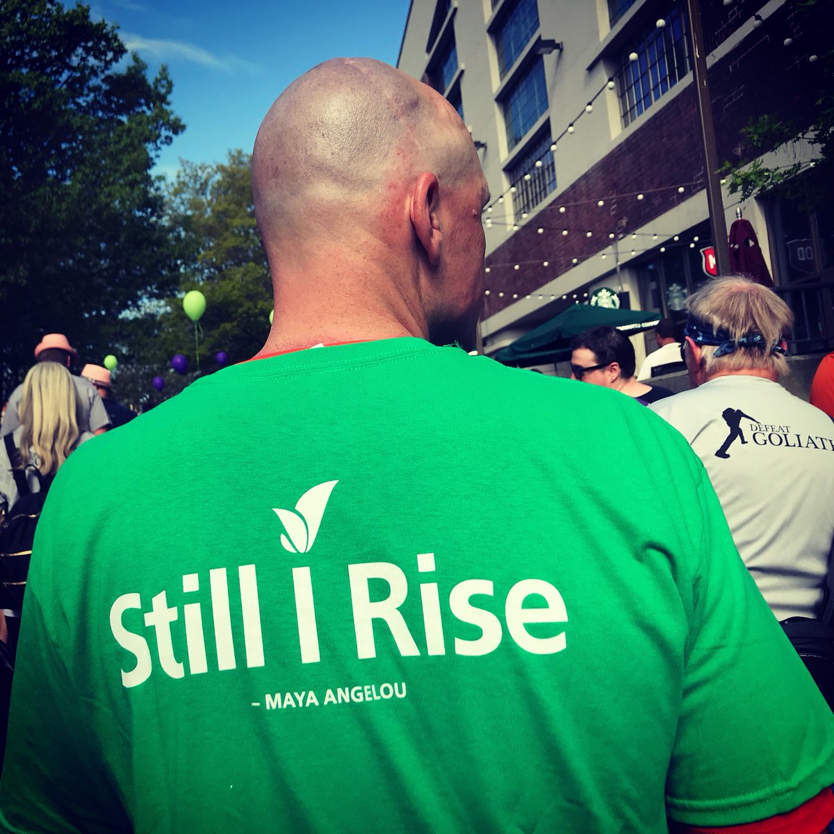 DefeatGoliath's tweet photo. Seattle Brain Cancer Walk #defeatgoliath https://t.co/wPZXBTi6Sb