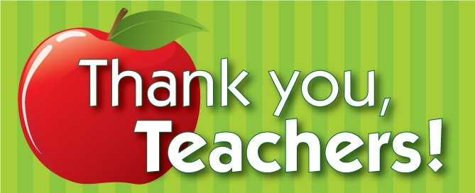 We love our teachers! This week marks the annual observance of Teacher Appreciation Week. We would like to thank our teachers for Leaving Heartprints in the lives of students on a daily basis! #ThankATeacher