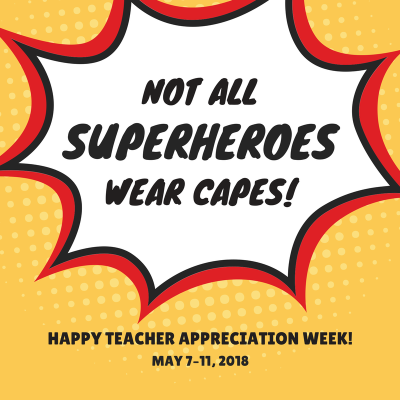 LitDesignCollab's tweet photo. Happy #TeacherAppreciationWeek from LDC! Make sure you #ThankATeacher this week...and every week! https://t.co/5jQEQSHgyV