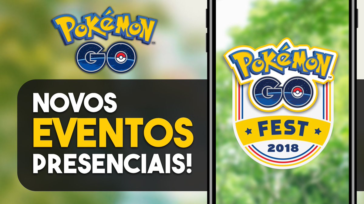 Mais uma edição do #PokémonGO Fest foi anunciada, juntamente com novos eventos do Safari Zone! Confira >> youtu.be/vXdjwV7g818