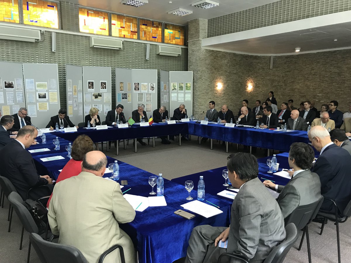 AmbNikolozish's tweet photo. Participating in discussion: “Creation of modern multimodal transport infrastructure – the key to success in reviving the Great Silk Road”. Promoting Georgia’s role, as a reliable transit partner for many transportation projects. https://t.co/CNIofdw28j