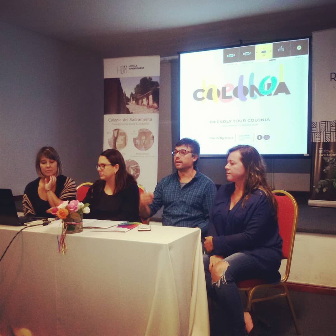 ColoniaTur's tweet photo. Ahora en #HotelRoyal. Presentación de #hellocolonia! #friendlytourcolonia que se realizará en #setiembre2018 en #coloniadelsacramento
#LGBT
@IntColonia @Uruguay_Natural https://t.co/A3MW4KB8bK