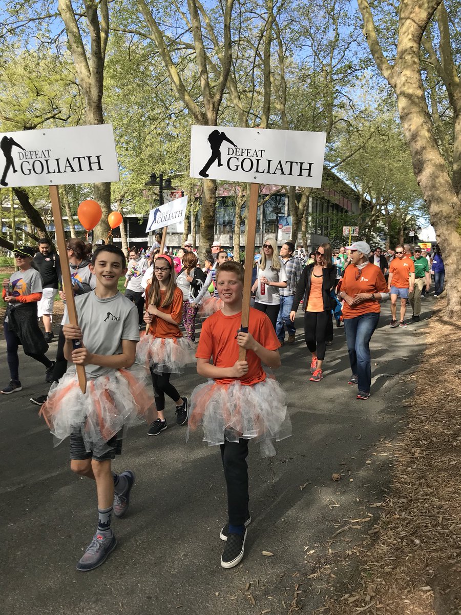 DefeatGoliath's tweet photo. Walking the walk. #defeatgoliath #nobraincancer @dheyting @CureBrainCancer https://t.co/CPG6DxKRtJ