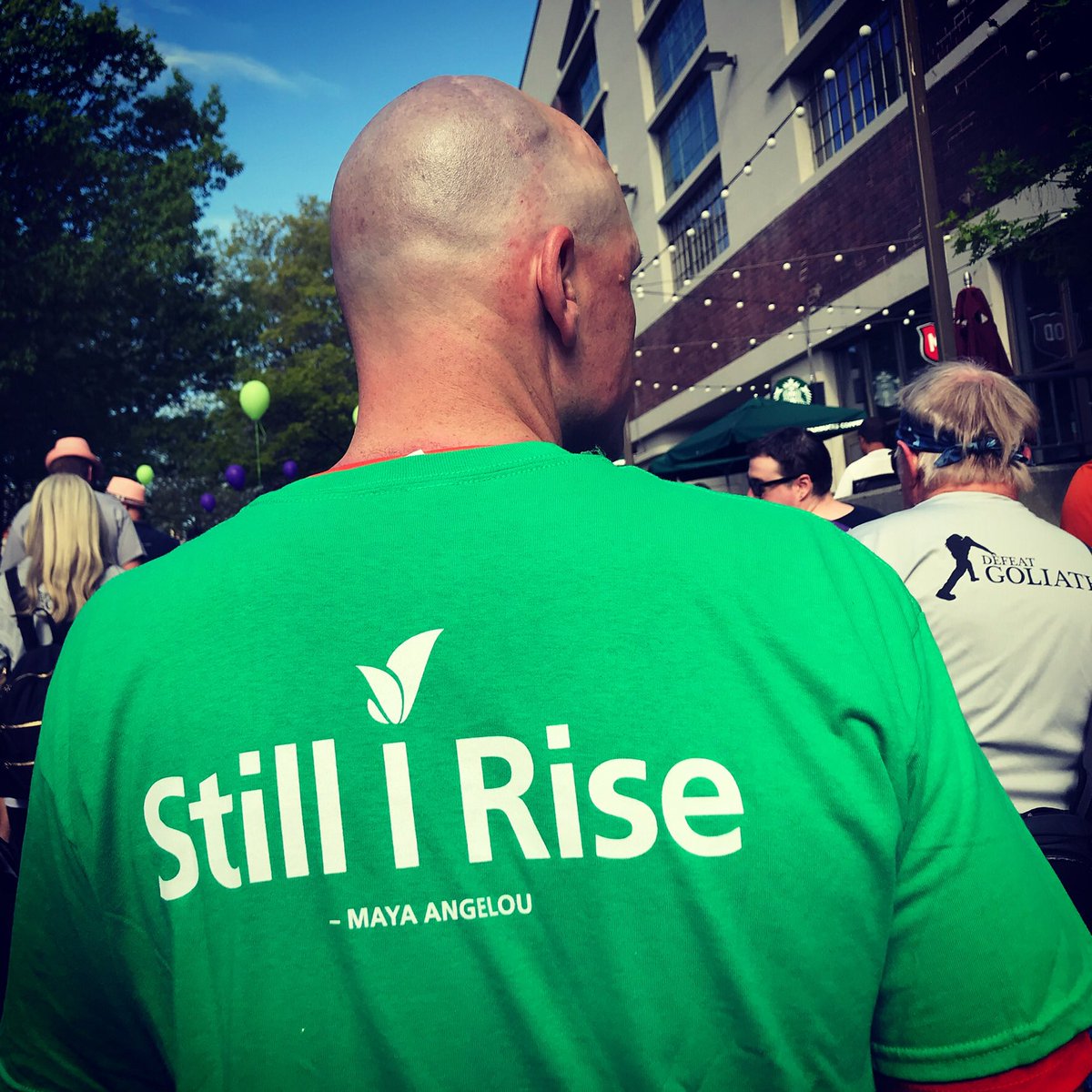 DefeatGoliath's tweet photo. Walking the walk. #defeatgoliath #nobraincancer @dheyting @CureBrainCancer https://t.co/CPG6DxKRtJ