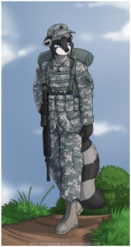 XRayvond1's tweet photo. #Furry #FurryFemale #FurryMale #FurryMilitary #FurryArmyFemale #FurryArmyMale #Guns #Army #JayNaylor #M16 @JayDrawins Army Stong F#@&* YEAH!! 🤘😎🤘 https://t.co/yFCYGXaYDq