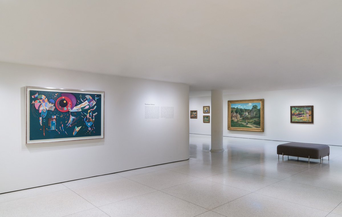 Guggenheim's tweet photo. Renowned art dealer Justin K. Thannhauser was born on this day in 1892, a champion of modern art who gifted 75+ masterpieces to the #Guggenheim collection. Enjoy these works on view in our newly refreshed collection gallery: https://t.co/USrX8oJqCh https://t.co/VS2aj5L5Ak