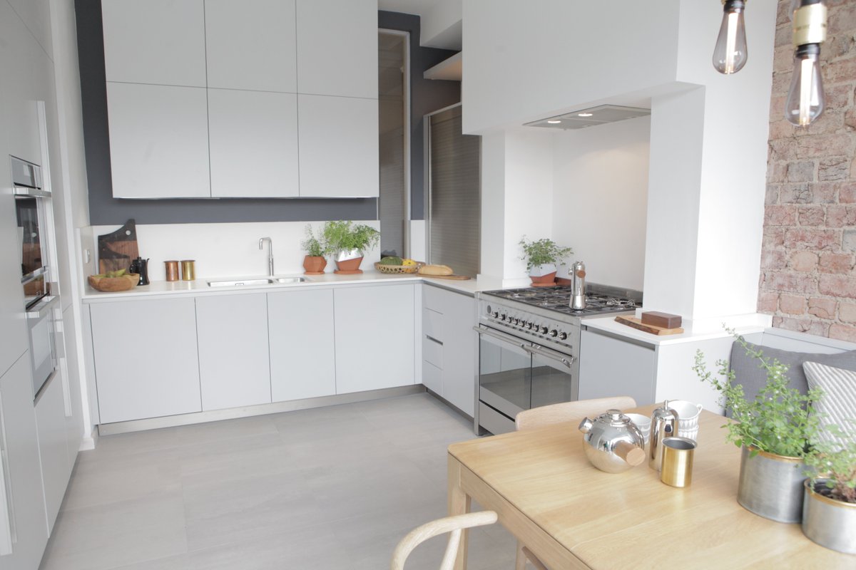zahed's tweet photo. Thanks to @poliformnorth for our brilliant kitchen design incorporating a clever window to the next room to let light pass, extra storage above, and a great colour scheme #InsideOutHomes https://t.co/4VYc45bfBk