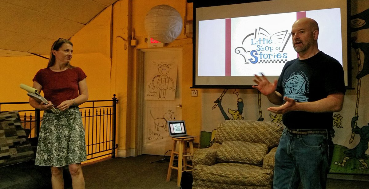 GISLibrarians's tweet photo. Learning more about how Little Shop of Stories can help librarians with discounts, book fairs, author visits, and more. https://t.co/kCwG54m4mq